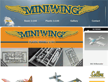 Tablet Screenshot of miniwing.cz